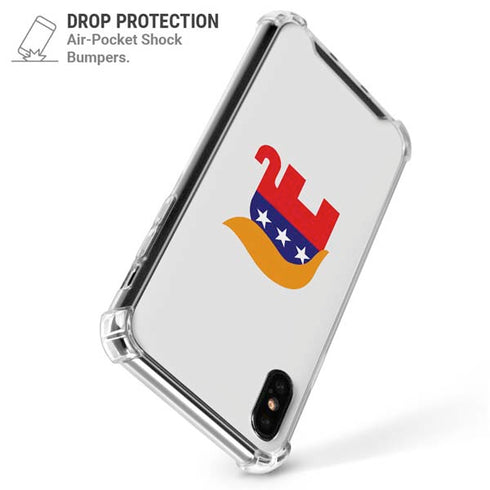 Republican Trump Hair iPhone XS Max Clear Case